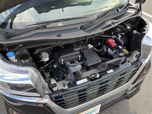 スペーシアカスタム ハイブリッドXS ワンオーナー 社外ナビ/フルセグ/DVD/CD/BT ETC レーダーブレーキ レーンアシスト 両側パワースライド ハーフレザー シートヒーター LEDライト プッシュスタート 純正15インチAW(41枚目)