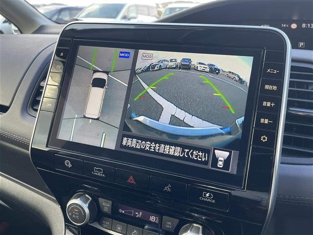 セレナ ｅ－パワー　ハイウェイスターＶ　純正１０型ナビ／ＴＶ／ＤＶＤ／ＣＤ／ＢＴ　アラウンドビュー　フリップダウン　ドラレコ　ＥＴＣ　セーフティパックＢ　衝突軽減ブレーキ　プロパイロット　両側パワスラ　ＬＥＤライト　前後ソナー　シートカバー（4枚目）