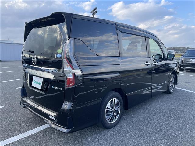 セレナ ｅ－パワー　ハイウェイスターＶ　純正１０型ナビ／ＴＶ／ＤＶＤ／ＣＤ／ＢＴ　アラウンドビュー　フリップダウン　ドラレコ　ＥＴＣ　セーフティパックＢ　衝突軽減ブレーキ　プロパイロット　両側パワスラ　ＬＥＤライト　前後ソナー　シートカバー（34枚目）