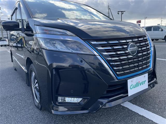 セレナ ｅ－パワー　ハイウェイスターＶ　純正１０型ナビ／ＴＶ／ＤＶＤ／ＣＤ／ＢＴ　アラウンドビュー　フリップダウン　ドラレコ　ＥＴＣ　セーフティパックＢ　衝突軽減ブレーキ　プロパイロット　両側パワスラ　ＬＥＤライト　前後ソナー　シートカバー（39枚目）