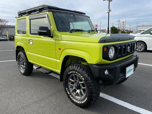 ジムニー XC ツートン ワンオーナー 8型ナビ/TV/DVD/CD/BT F/Rカメラ 3インチリフトUP オープンカントリー ルーフラック リヤラダー サイドステップ 衝突軽減 LED デイライト 社外テール(23枚目)