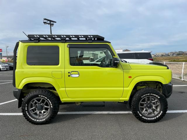 ジムニー XC ツートン ワンオーナー 8型ナビ/TV/DVD/CD/BT F/Rカメラ 3インチリフトUP オープンカントリー ルーフラック リヤラダー サイドステップ 衝突軽減 LED デイライト 社外テール(24枚目)