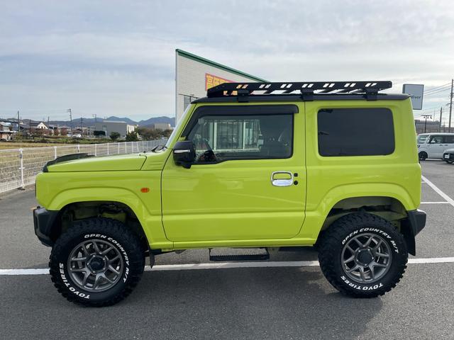 ジムニー XC ツートン ワンオーナー 8型ナビ/TV/DVD/CD/BT F/Rカメラ 3インチリフトUP オープンカントリー ルーフラック リヤラダー サイドステップ 衝突軽減 LED デイライト 社外テール(28枚目)