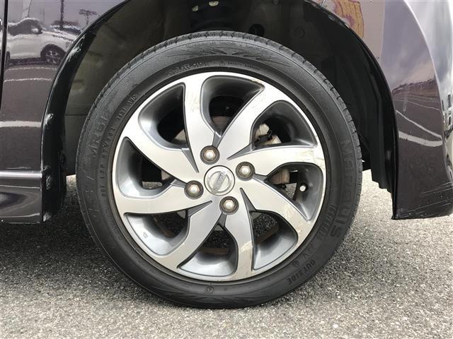 ルークス ハイウェイスターターボ　４ＷＤ　ターボ車　純正ナビ／フルセグ／ＤＶＤ／ＣＤ／ＢＴ　ＥＴＣ　運転席シートヒーター　ＬＥＤヘットライト　プッシュエンジンスタート　純正１４インチアルミホイール　フロアマット　ドアバイザー（35枚目）