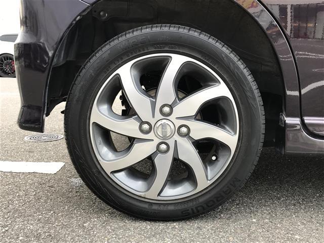 ルークス ハイウェイスターターボ　４ＷＤ　ターボ車　純正ナビ／フルセグ／ＤＶＤ／ＣＤ／ＢＴ　ＥＴＣ　運転席シートヒーター　ＬＥＤヘットライト　プッシュエンジンスタート　純正１４インチアルミホイール　フロアマット　ドアバイザー（36枚目）