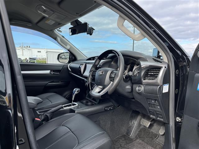 ハイラックス Z 社外9型ナビ/TV/DVD/CD/BT F/B/Sカメラ 前後ドラレコ ETC 2インチリフトUP バンパーガード サイドステップ SUXONマフラー RAYSアルミ シートカバー GRトノカバー(16枚目)