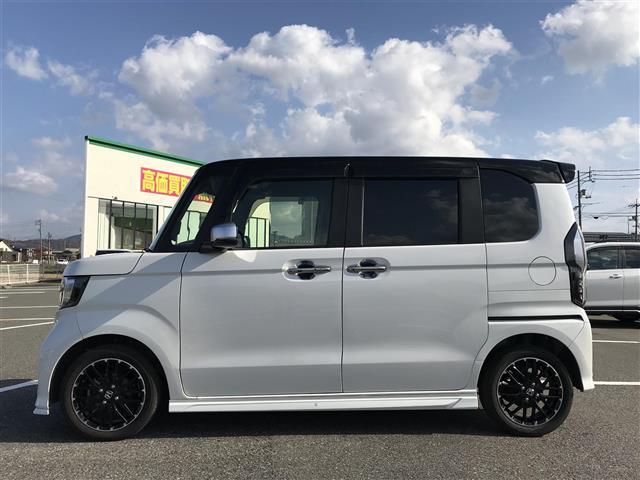 N-BOXカスタム Lターボ 4WD 純正8型ナビ/フルセグ/DVD/CD/BT/USB Bカメラ ビルトインETC ドラレコ 前席シートヒーター レーダークルコン レーンキープアシスト LEDヘット/フォグライト 純正15型AW(33枚目)