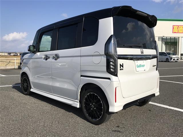 N-BOXカスタム Lターボ 4WD 純正8型ナビ/フルセグ/DVD/CD/BT/USB Bカメラ ビルトインETC ドラレコ 前席シートヒーター レーダークルコン レーンキープアシスト LEDヘット/フォグライト 純正15型AW(36枚目)