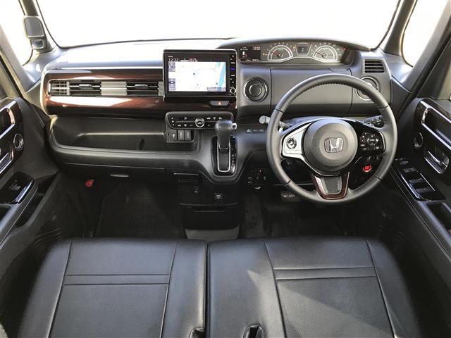 N-BOXカスタム Lターボ 4WD 純正8型ナビ/フルセグ/DVD/CD/BT/USB Bカメラ ビルトインETC ドラレコ 前席シートヒーター レーダークルコン レーンキープアシスト LEDヘット/フォグライト 純正15型AW(42枚目)