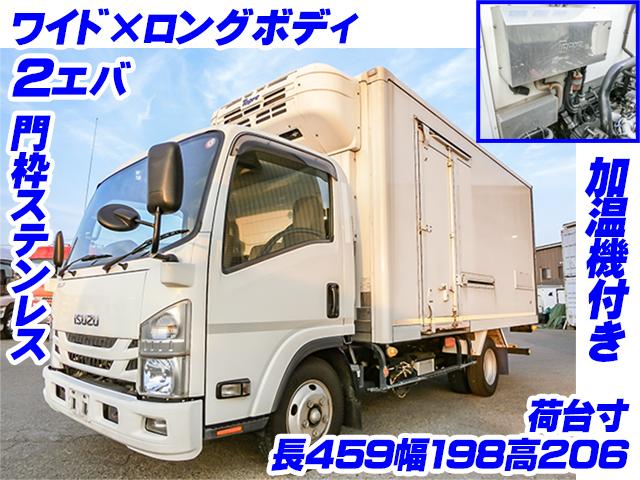 　東プレ製冷蔵冷凍車　２エバ　積載量２０００ｋｇ　ロングボディ　ワイドボディ　前室－３０度設定　後室－５度設定　対応免許／準中型免許(2枚目)