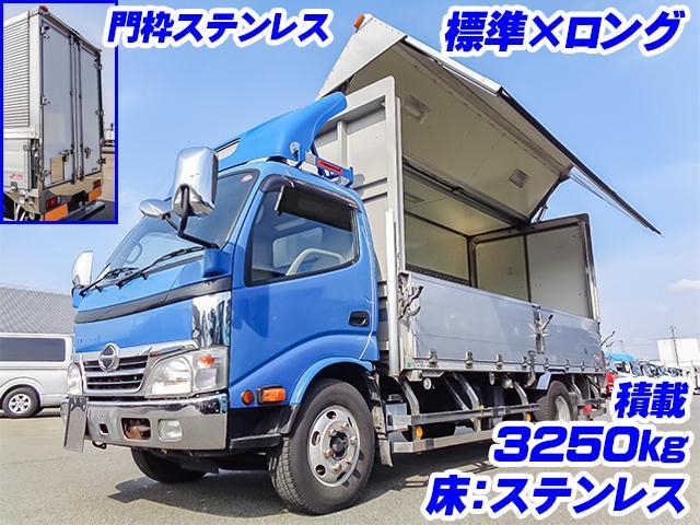 デュトロ 　フルハーフ製アルミウイング　積載３２５０ｋｇ　ロングボディ　床ステンレス　対応免許／準中型免許（2枚目）