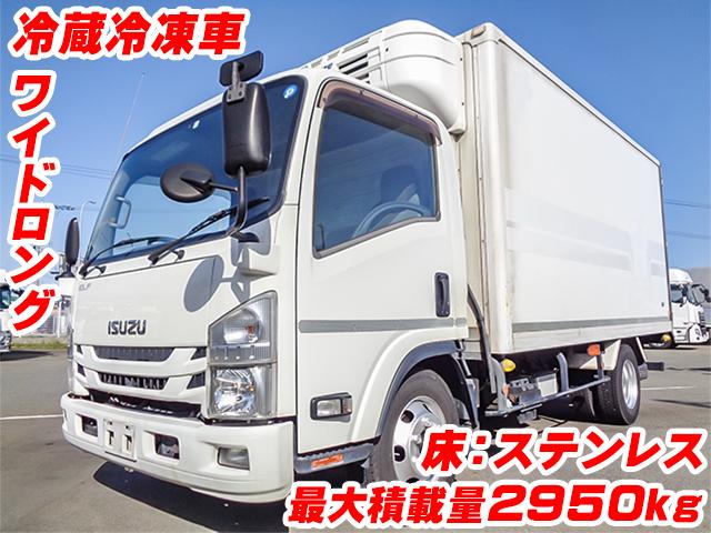 エルフトラック 　東プレ製冷蔵冷凍車　－５度設定　積載量２９５０ｋｇ　床：ステンレス　ワイドロングボディ　対応免許／準中型免許（2枚目）