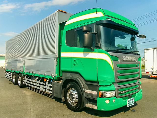 スウェーデンその他  トレクス製アルミウイング 410馬力 総輪エアサス アルミホイール 最大積載13,400kg 荷台寸法(長935×幅241×高258) 10トン 10t 対応免許/大型免許(4枚目)