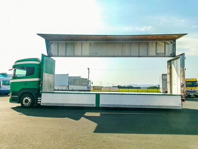 スウェーデンその他  トレクス製アルミウイング 410馬力 総輪エアサス アルミホイール 最大積載13,400kg 荷台寸法(長935×幅241×高258) 10トン 10t 対応免許/大型免許(14枚目)