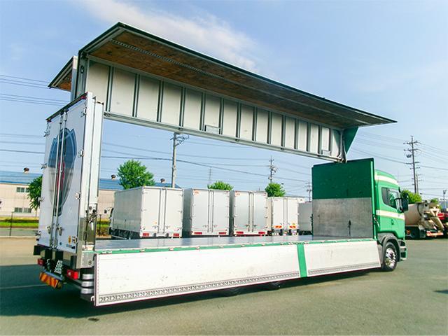 スウェーデンその他  トレクス製アルミウイング 410馬力 総輪エアサス アルミホイール 最大積載13,400kg 荷台寸法(長935×幅241×高258) 10トン 10t 対応免許/大型免許(15枚目)