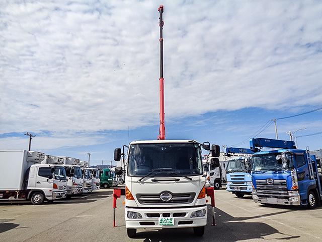 ヒノレンジャー 　古河製３段クレーン付アルミブロック　車検あり　ラジコン　２．９ｔ吊り　ショートボディ　最大積載３，０００ｋｇ　荷台寸法（長４６０×幅２１３×高５８）　４トン　４ｔ　対応免許／８ｔ限定中型免許（12枚目）