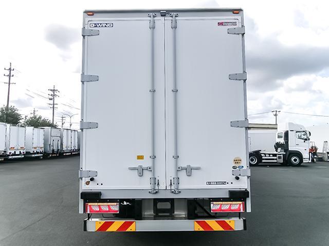スーパーグレート 　パブコ製パネルウイング　ハイルーフ　４軸低床　後輪エアサス　最大積載１３，３００ｋｇ　荷台寸法（長９６２×幅２４１×高２６４）　１０トン　１０ｔ　対応免許／大型免許（9枚目）