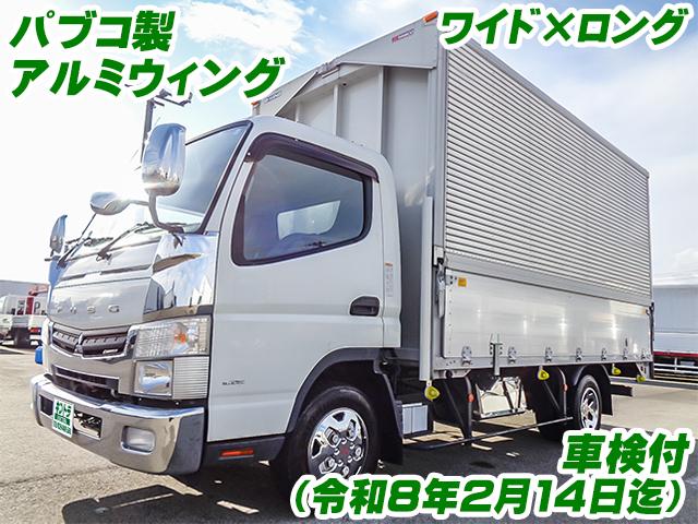 キャンター 　パブコ製アルミウィング　積載量２０００ｋｇ　荷台寸法（長４２９×幅２０９×高２２４）　ワイドボディ　ロングボディ　車検有　２トン　２ｔ　対応免許／準中型免許（2枚目）