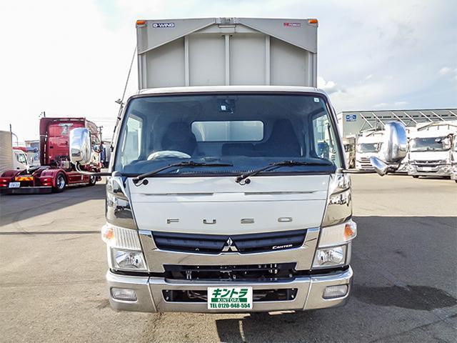キャンター 　パブコ製アルミウィング　積載量２０００ｋｇ　荷台寸法（長４２９×幅２０９×高２２４）　ワイドボディ　ロングボディ　車検有　２トン　２ｔ　対応免許／準中型免許（4枚目）