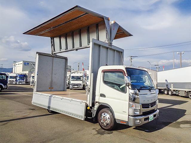 キャンター 　パブコ製アルミウィング　積載量２０００ｋｇ　荷台寸法（長４２９×幅２０９×高２２４）　ワイドボディ　ロングボディ　車検有　２トン　２ｔ　対応免許／準中型免許（14枚目）