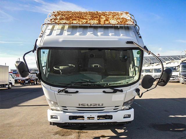 フォワード  新明和製深ダンプ 土砂禁 8立米 6速ミッション ターボ車 最大積載3100kg 荷台寸法(長340×幅200×高119) 4トン 4t 対応免許/8t限定中型免許(26枚目)