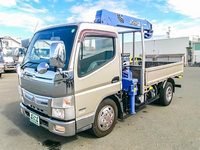 キャンター  タダノ製4段クレーン付 ラジコン 車検あり カスタムグレード フックイン 2.63t 最大積載3,000kg 荷台寸法(長287×幅181×高35) 2トン 2t 対応免許/準中型免許(3枚目)