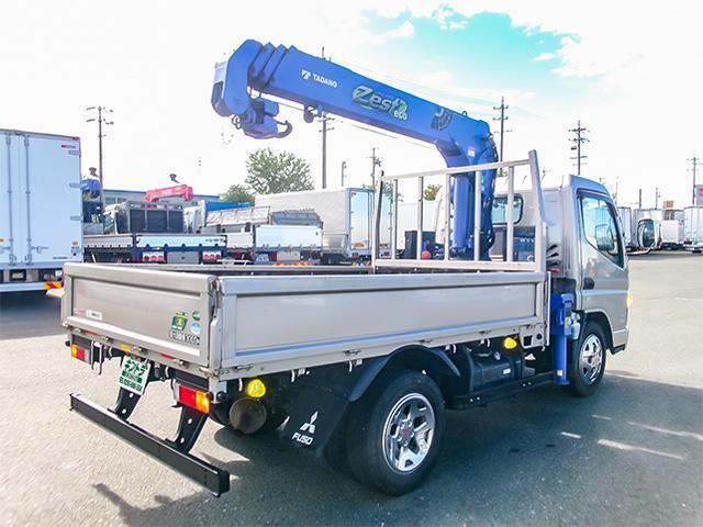 キャンター  タダノ製4段クレーン付 ラジコン 車検あり カスタムグレード フックイン 2.63t 最大積載3,000kg 荷台寸法(長287×幅181×高35) 2トン 2t 対応免許/準中型免許(6枚目)