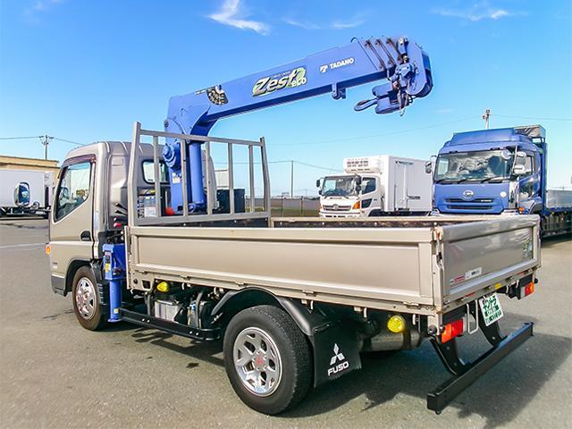 キャンター  タダノ製4段クレーン付 ラジコン 車検あり カスタムグレード フックイン 2.63t 最大積載3,000kg 荷台寸法(長287×幅181×高35) 2トン 2t 対応免許/準中型免許(7枚目)