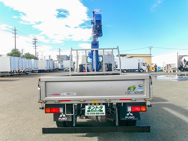 キャンター  タダノ製4段クレーン付 ラジコン 車検あり カスタムグレード フックイン 2.63t 最大積載3,000kg 荷台寸法(長287×幅181×高35) 2トン 2t 対応免許/準中型免許(8枚目)