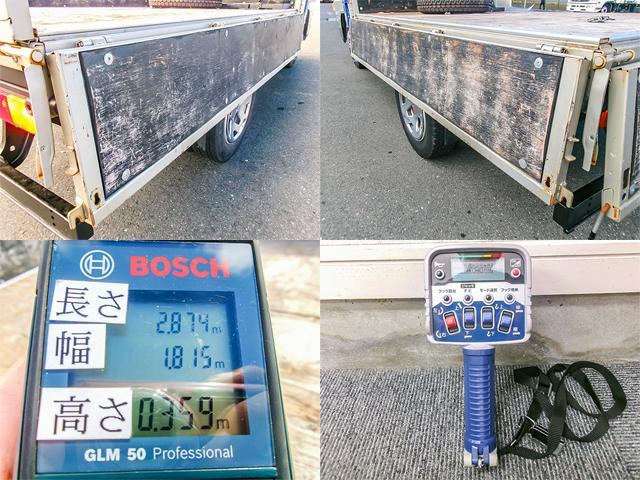 キャンター  タダノ製4段クレーン付 ラジコン 車検あり カスタムグレード フックイン 2.63t 最大積載3,000kg 荷台寸法(長287×幅181×高35) 2トン 2t 対応免許/準中型免許(11枚目)