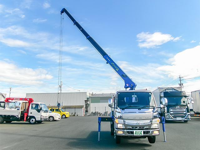 キャンター  タダノ製4段クレーン付 ラジコン 車検あり カスタムグレード フックイン 2.63t 最大積載3,000kg 荷台寸法(長287×幅181×高35) 2トン 2t 対応免許/準中型免許(13枚目)