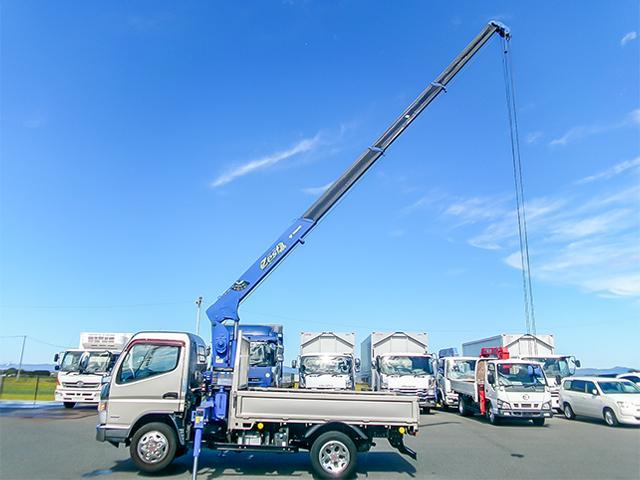 キャンター  タダノ製4段クレーン付 ラジコン 車検あり カスタムグレード フックイン 2.63t 最大積載3,000kg 荷台寸法(長287×幅181×高35) 2トン 2t 対応免許/準中型免許(14枚目)