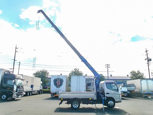 キャンター  タダノ製4段クレーン付 ラジコン 車検あり カスタムグレード フックイン 2.63t 最大積載3,000kg 荷台寸法(長287×幅181×高35) 2トン 2t 対応免許/準中型免許(15枚目)