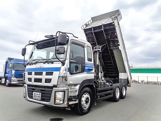 ギガ  小平産業製ダンプ リターダ付き 3面コボレーン付き 車検あり 2デフ 380馬力 最大積載8,700kg 荷台寸法(長512×幅219×高51) 10トン 10t 対応免許/大型免許(9枚目)