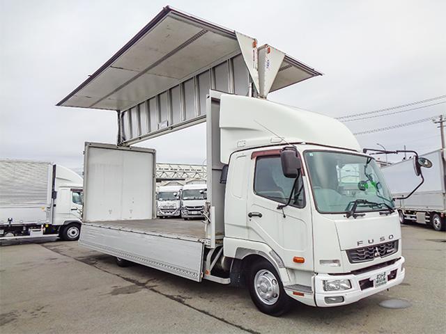 ファイター  トレクス製アルミウィング ワイドボディ 6200ボディ ラッシングレール2段 後輪エアサス 最大積載2850kg 荷台寸法(長621×幅241×高241) 4トン 4t 対応免許/8t限定中型免許(11枚目)