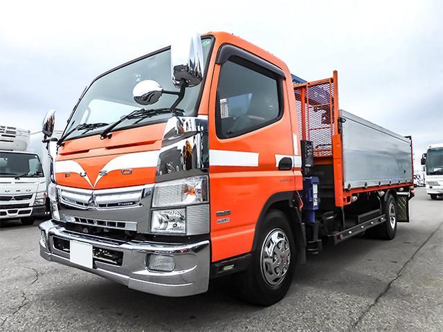 キャンター  タダノ製4段クレーン アルミブロック ラジコン 2.93t吊り ワイドボディ 最大積載3,250kg 荷台寸法(長425×幅208×高87) 4トン 4t 対応免許/8t限定中型免許(3枚目)