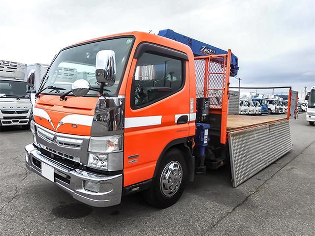 キャンター  タダノ製4段クレーン アルミブロック ラジコン 2.93t吊り ワイドボディ 最大積載3,250kg 荷台寸法(長425×幅208×高87) 4トン 4t 対応免許/8t限定中型免許(9枚目)