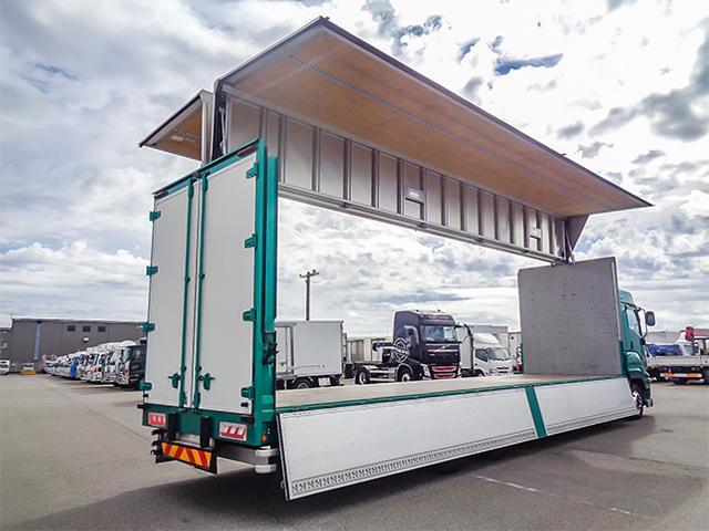 ギガ  フルハーフ製アルミウイング ハイルーフ 後輪エアサス スタンションホール 2デフ 最大積載13,800kg 荷台寸法(長968×幅240×高265) 10トン 10t 対応免許/大型免許(16枚目)
