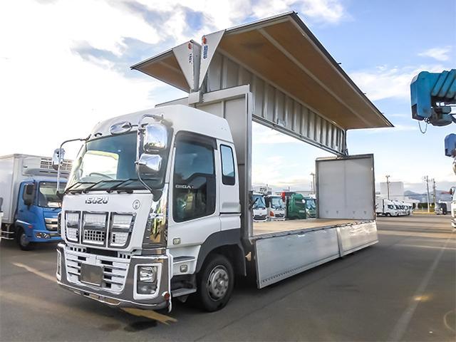 ギガ  トレクス製アルミウイング 低床 ハイルーフ リターダー 後輪エアサス 2デフ 最大積載13,800kg 荷台寸法(長961×幅239×高264) 10トン 10t 対応免許/大型免許(13枚目)