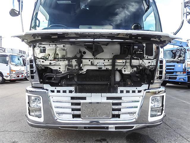 ギガ  トレクス製アルミウイング 低床 ハイルーフ リターダー 後輪エアサス 2デフ 最大積載13,800kg 荷台寸法(長961×幅239×高264) 10トン 10t 対応免許/大型免許(34枚目)