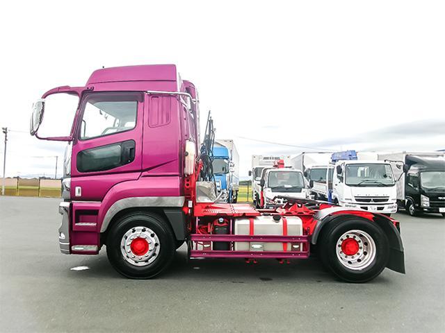 スーパーグレート  トレーラーヘッド ハイルーフ アルミホイール 後輪エアサス シフトパイロット 第五輪荷重11,500kg 10トン 10t 対応免許/大型免許(6枚目)