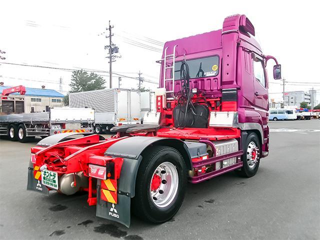 スーパーグレート  トレーラーヘッド ハイルーフ アルミホイール 後輪エアサス シフトパイロット 第五輪荷重11,500kg 10トン 10t 対応免許/大型免許(8枚目)
