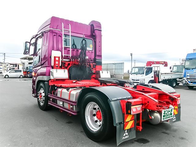 スーパーグレート  トレーラーヘッド ハイルーフ アルミホイール 後輪エアサス シフトパイロット 第五輪荷重11,500kg 10トン 10t 対応免許/大型免許(9枚目)