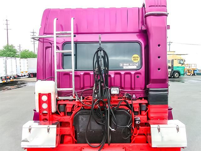 スーパーグレート  トレーラーヘッド ハイルーフ アルミホイール 後輪エアサス シフトパイロット 第五輪荷重11,500kg 10トン 10t 対応免許/大型免許(11枚目)