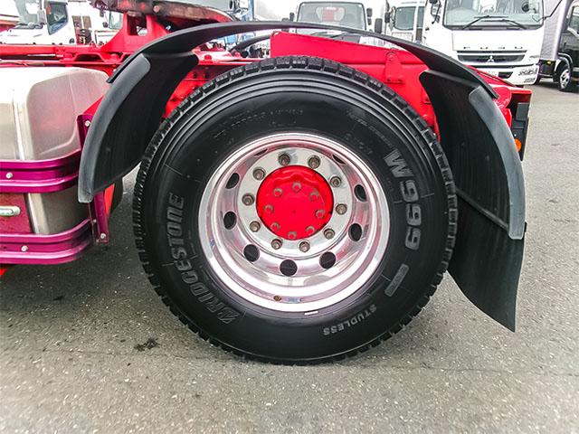 スーパーグレート  トレーラーヘッド ハイルーフ アルミホイール 後輪エアサス シフトパイロット 第五輪荷重11,500kg 10トン 10t 対応免許/大型免許(30枚目)