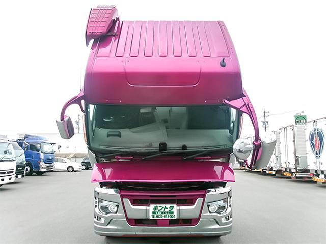 スーパーグレート  トレーラーヘッド ハイルーフ アルミホイール 後輪エアサス シフトパイロット 第五輪荷重11,500kg 10トン 10t 対応免許/大型免許(37枚目)