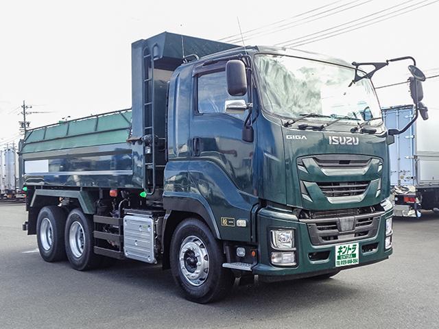 ギガ  新明和製ダンプ 車検あり 電動コボレーン 7速ミッション 2デフ 最大積載9,100kg 荷台寸法(長510×幅220) 10トン 10t 対応免許/大型免許(4枚目)