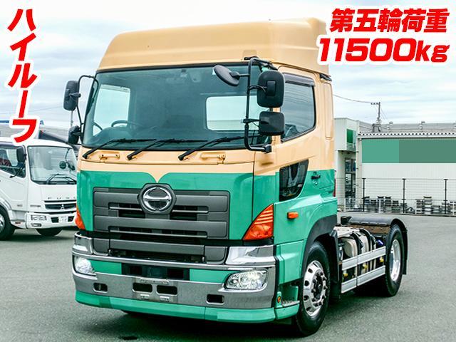 プロフィア  トレーラーヘッド ハイルーフ 後輪エアサス アルミホイール 410馬力 プロシフト 第五輪荷重11,500kg 10トン 10t 対応免許/大型免許(2枚目)