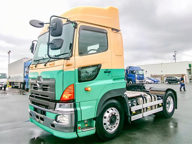 プロフィア  トレーラーヘッド ハイルーフ 後輪エアサス アルミホイール 410馬力 プロシフト 第五輪荷重11,500kg 10トン 10t 対応免許/大型免許(3枚目)