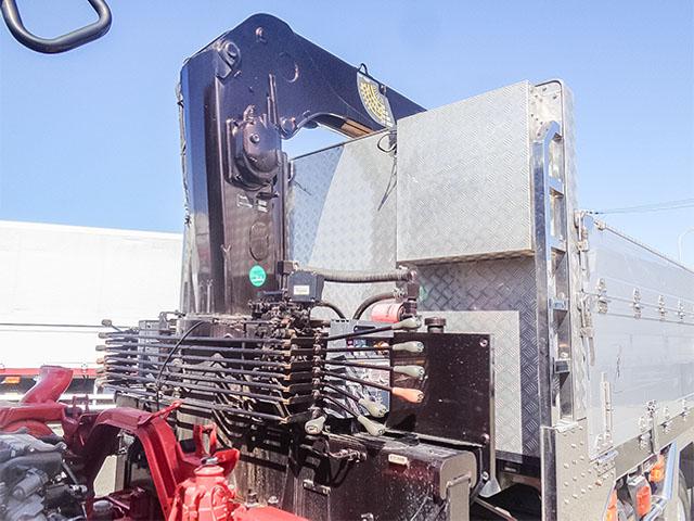 コンドル 古河製4段クレーン ラジコン 差し違いアウトリガー リアジャッキ 増トン 最大積載4,350kg 荷台寸法(長370×幅223×高88) 4トン 4t 10トン 10t 対応免許/大型免許(21枚目)